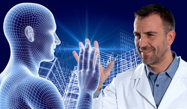 Médico do GE Blueprint com avatar